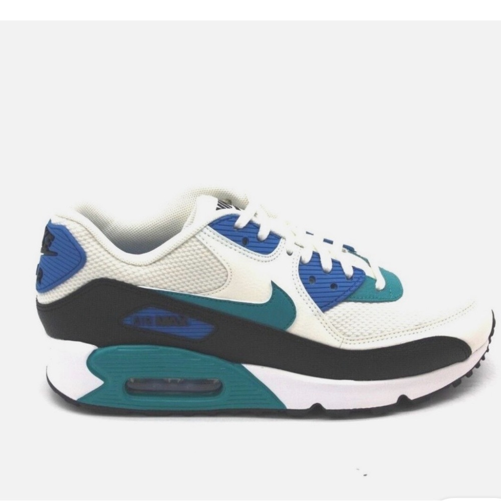 White and Blue Air Max 90 SZ 7
